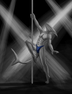 Shark Stuffi Had To Do Something For This Week As Well, So Have A Stripper Doing