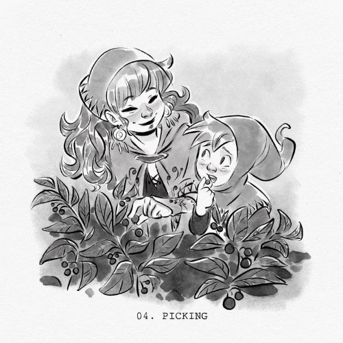 thecollectibles:Inktober 2021 by Simone Grünewald