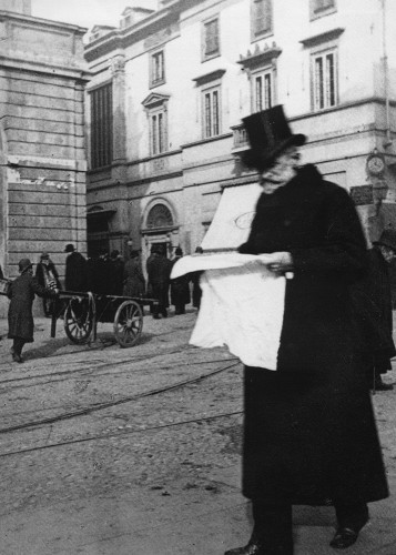 Giuseppe Verdi Reading A Newspaper