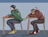 rhaenne:Jeanmarco week, Day 3- classmates(Ignore the furniture, it aint her moment)