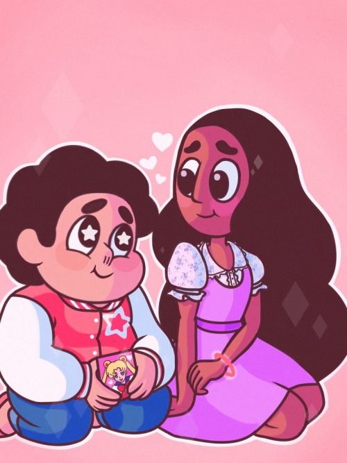 passionpeachy:Steven then proceeded to give his crush a Sailor Moon Valentine’s Day card like the romantic weeb he is.     Happy Early Valentine’s Day!