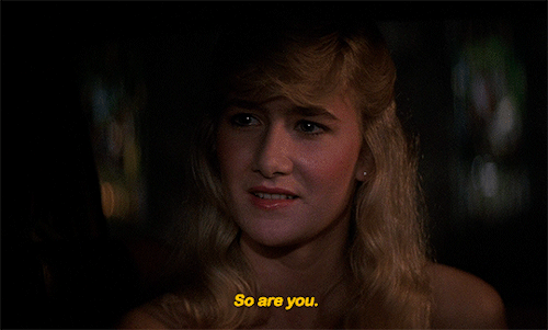 myellenficent:Kyle MacLachlan and Laura Dern in Blue Velvet (1986) dir. David Lynch