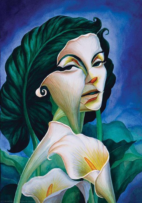 Octavio Ocampo (1943-) - Woman of Substance