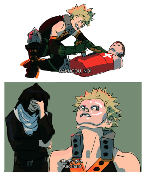 anxioussailorsoldier: I was at a first aid course and all I could think of was blasty doing that thi