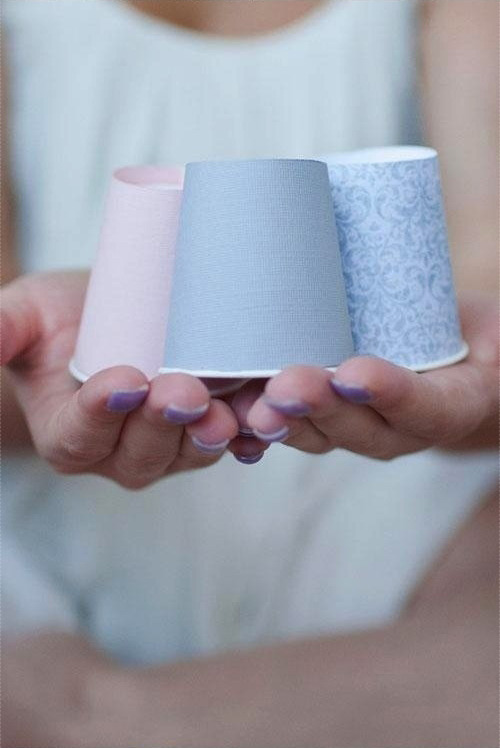 Porn photo easyandcreative:  Turn Dixie cups into a