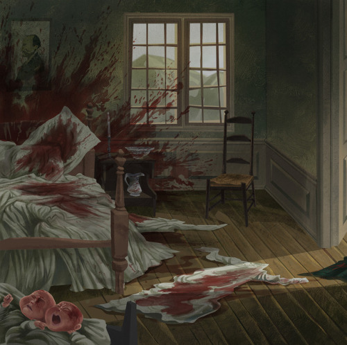 “Carnage Birth” right before Adam is shot- insipred by Cathys story from Steinbecks &ldq
