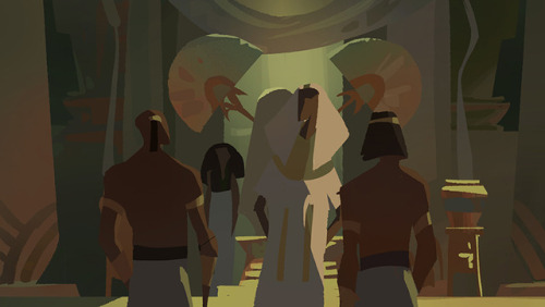 bananasandguavas:prince of egypt color studies, about 1 hour for each