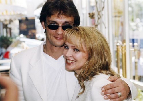 Aleksandr Domogarov and Izabella Scorupco