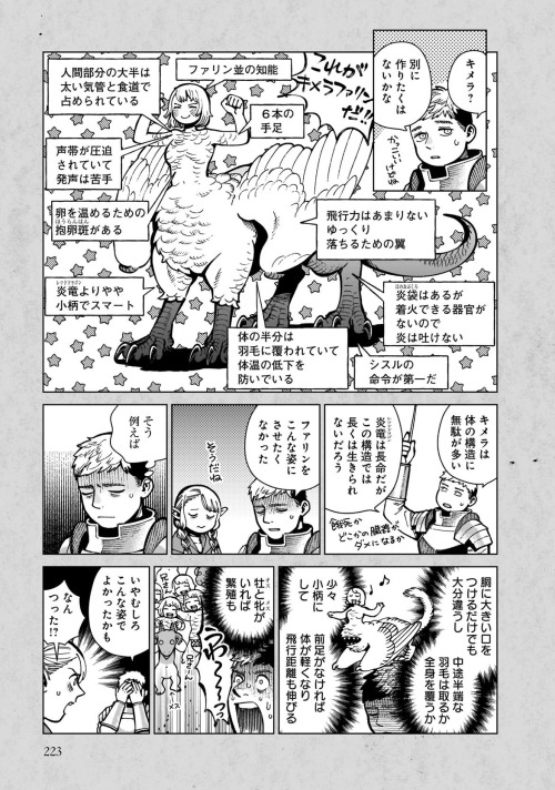 Dungeon meshi - Farlyn/Farlin extra Translation under the cutL: “Chimeras?”L: “I don’t really 