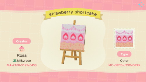 strawberry shortcake panel design