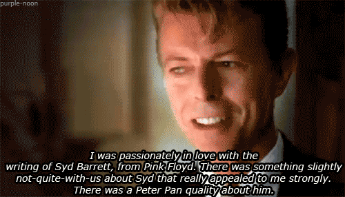 wowaters:  saucer-full-of-syd-barrett:  another reason to love bowie  he is holy