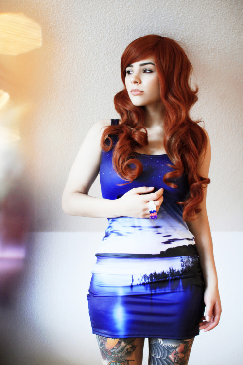 xthecoldfrontx:   ring from http://romeingpanda.com/ dress from http://blackmilkclothing.com/ instagram: thesoundofbreakingup  