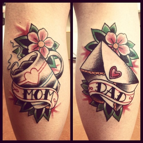 fuckyeahtattoos:  Back of my calves done by Paul at Native Rituals in Oak Forest, IL. He’s the man. 
