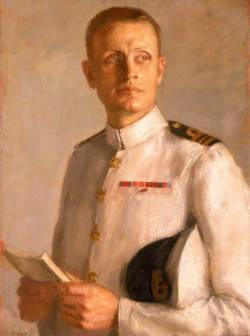 monsieurlabette:  Rear-Admiral M. C. Morgan-Giles (b.1914) by Anthony Devas