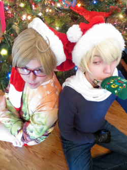 Reposting for the day crowd as the other was posted at probably 3 am Merry Christmas! From our late RusAme Christmas photoshoot AmericaRussia