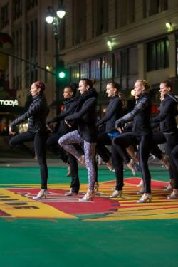 Radiocityny:  The Rockettes Practicing For The 2014 Macy’s Thanksgiving Day Parade. 