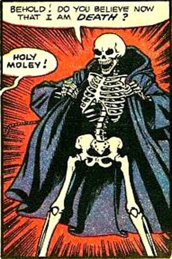 operationinfuriatedpunishment:  thepunkrocker:  HOLY MOLEY  nope, still not convinced. you could just be a normal skeleton.
