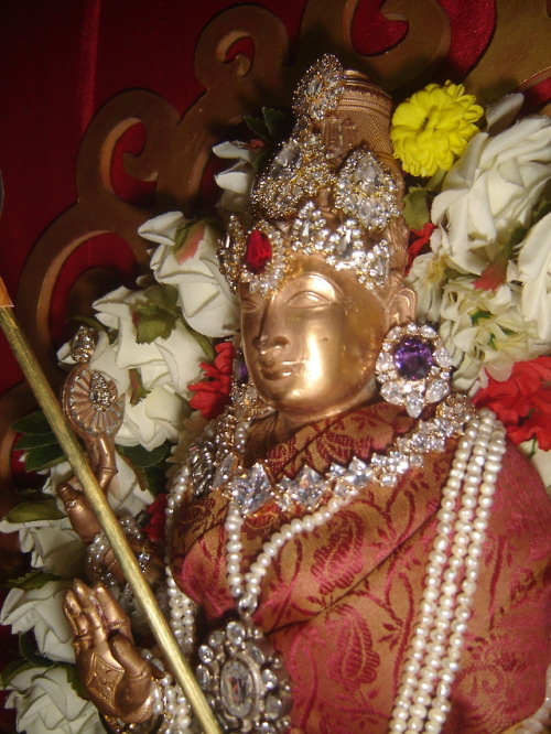 Last night of Navaratri, Vishnu as Vishnudurgai at my household shrine