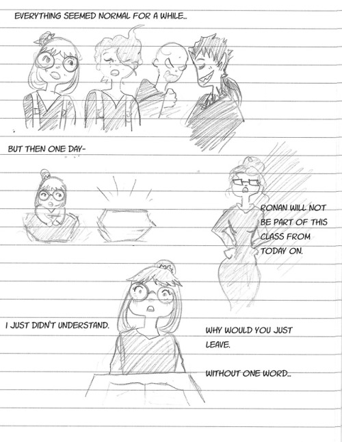 Leya`s past with Ronan -from Apocrypha wentoons comic.- one day he was just gone -