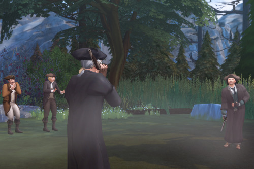 TS4: The Pistol Duel - Pose SetSo it just occurred to me I didn’t uploaded this pose set when I uplo