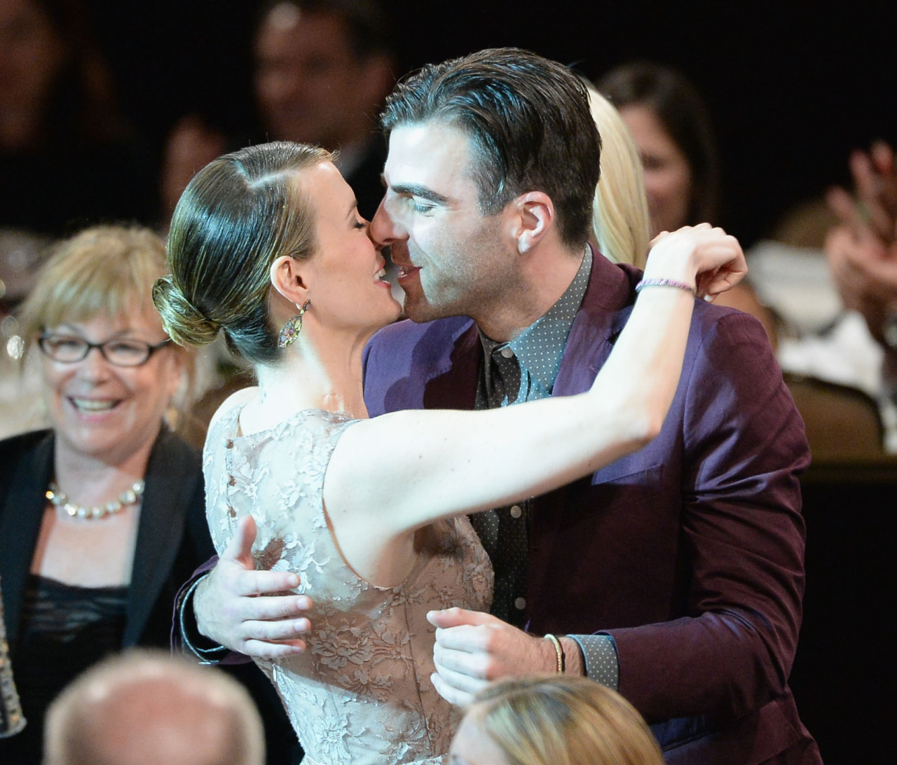 gasstation:  Sarah Paulson, Zachary Quinto and Lily Rabe at the Critics’ Choice