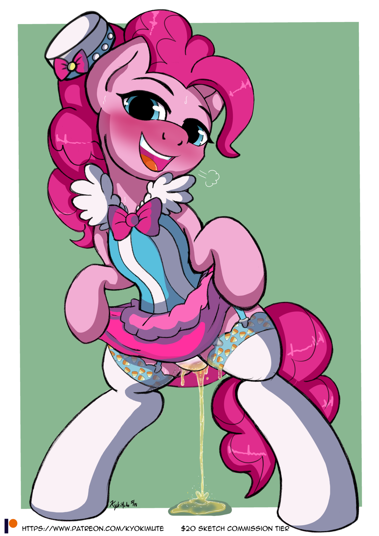 mylittledumbler:  kyokimute:  Pinkie Pie lets loose!Part 2 of the Patreon Reward