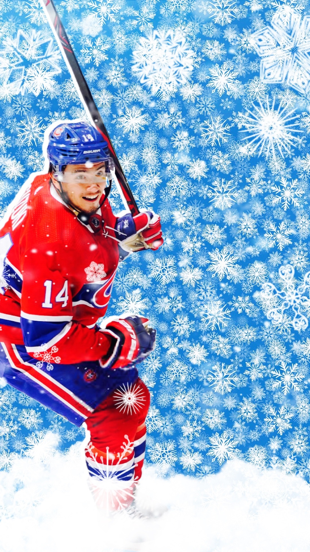 Download Nick Suzuki Montreal Canadiens NHL Team Poster Wallpaper