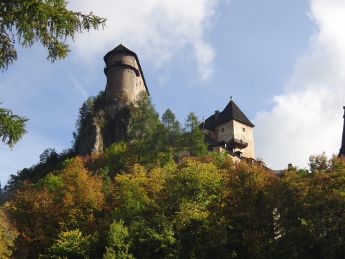 Orava Castle, Slovakia One of the most beautiful castles from 13th century standing 112 m 