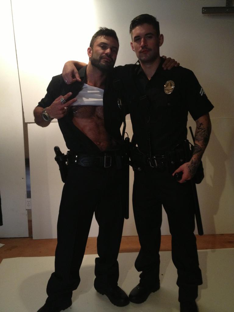 sirveillancebyds:  Rogan Richards and Benjamin Godfre are hot cops! PLUS Rogan as