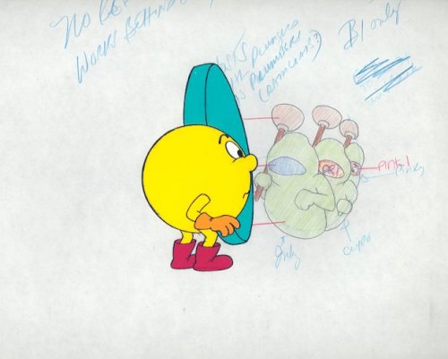 NAMCO MUSEUM ONLINE • Concept art for the early-80s Pac-Man cartoon!