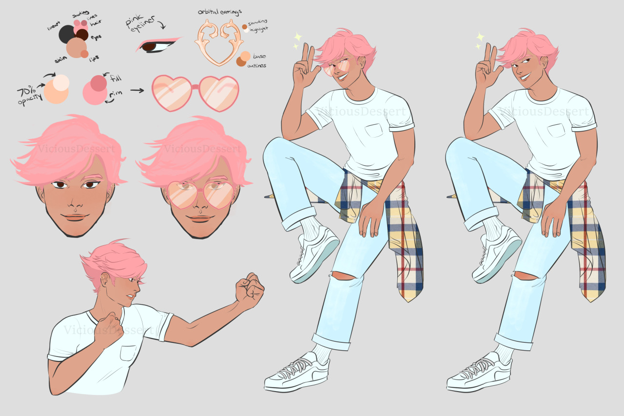 Theo Ouyang / 17-18 / he/they / son of AphroditeThis is my kid for a friend’s PJO D&D one-shot! He’s a magic punch™   boy (Eldritch Knight Fighter) and I care him very much, even though I know nothing about PJO haha 😂😭these are the inspo for the earrings #Alyssa arts #idk how else to tag this and I dont wanna put this in the main tag  #also Im sorry I dont have a cool watermark either ahgdlshglsjalksgdj  #Im being brave and posting  #at least the original stuff  #fanart you still have to really get out of me lol  #bc Im still a coward about that  #but well see I guess #ocs