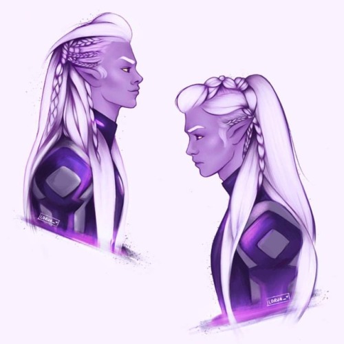 My two drawings of Lotor with braids these came out way nicer than I was expecting! I hope everyone 