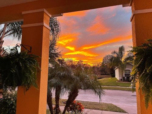 When the sunset matches the new coat of paint.(at Kissimmee, Florida)https://www.instagram.com/p/CKD