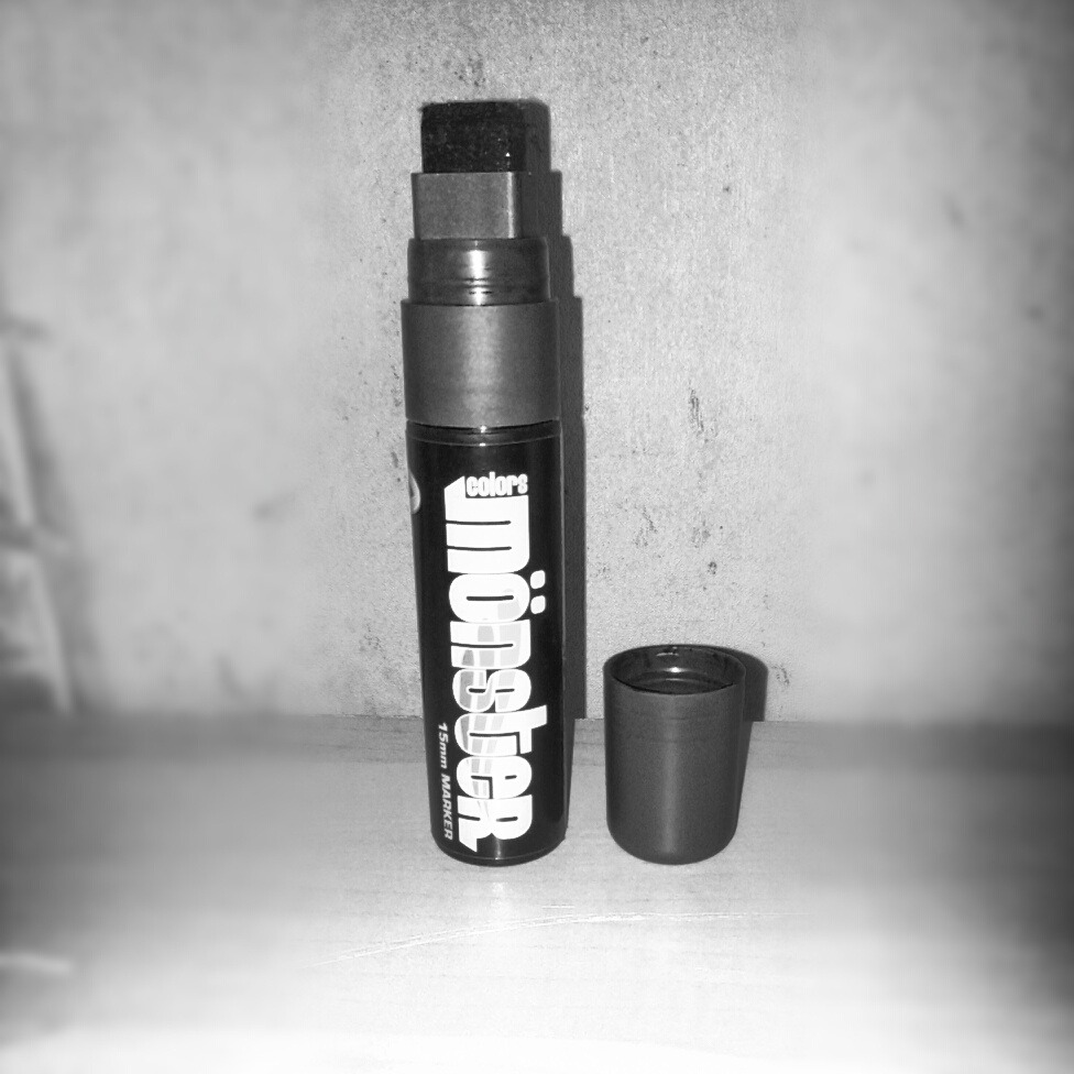 vnchor:  B&amp;W monster paint pen 