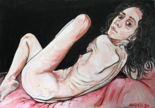&ldquo;Ana&rdquo; (2020) oil, 92 x 65 cmAvailable.Hi guys, I finished this painting on anorexia. I k