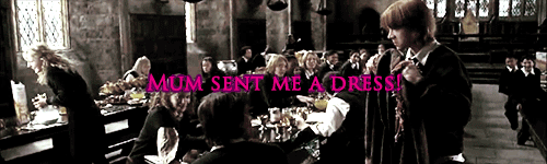fromliberty:  MOLLY WEASLEY (one gif per HP movie) 