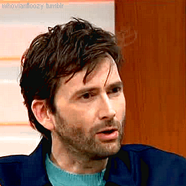 whovianfloozy:  The deliciously tousled David Tennant on Good Morning Britain  