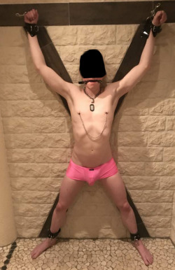 Slave2Megamaster4U:this Is A Recent Picture Of Me Tied Up By My Master On A St. Andrew’s