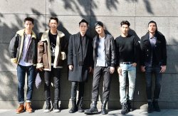 koreanmodel:  Streetstyle: Nam Joohyuk, Lee Cheolwoo, Jang Kiyong, Kim Taehwan, Park Hyeongseop and Kim Dojin shot by Baek Seungwon at Seoul Fashion Week