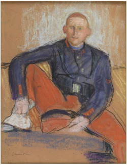 For-The-Duke-Of-Paris:  Monsieurlabette:  Charles Camoin: Young Soldier [Un Pioupiou]