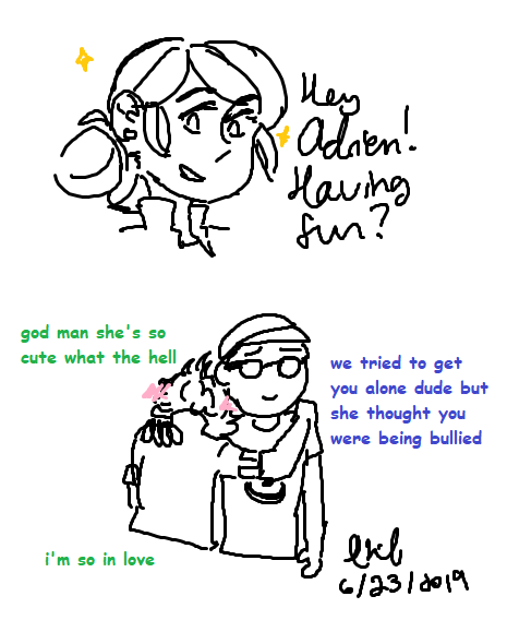 alazic02: tiny MS Paint comic because I can’t stop thinking about the WONDERFUL headcanons tha