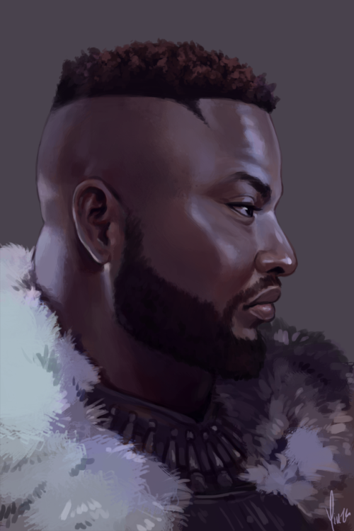 M'Baku for this month&rsquo;s Patreon portrait! Become a patron to suggest a subject for next mo