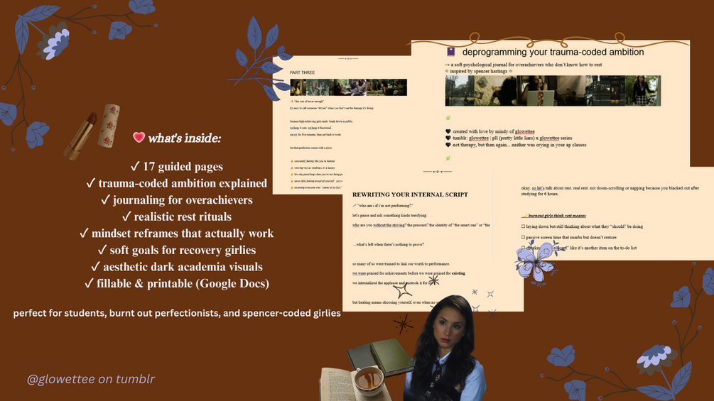 deprogramming your trauma-coded ambition — a workbook for overachiever girls