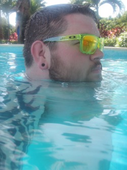 bjcub10:  Having some fun in the pool.