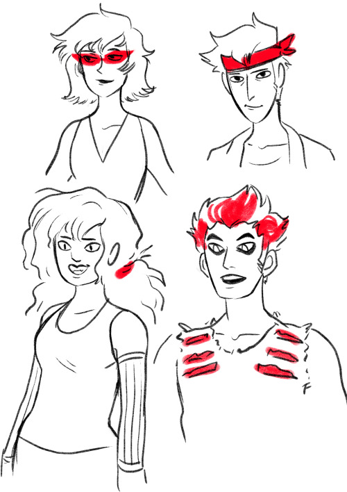 splickedylit:aei-sb:More “Magostuck“/ Ancestors Humanstuck-Music-Au.Finally with some drawings of Su