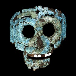 magictransistor:  Mesoamerican Mosaic Skulls 