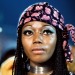 forafricans:Singer Abeti Masikini closely watches the Rumble in the Jungle boxing