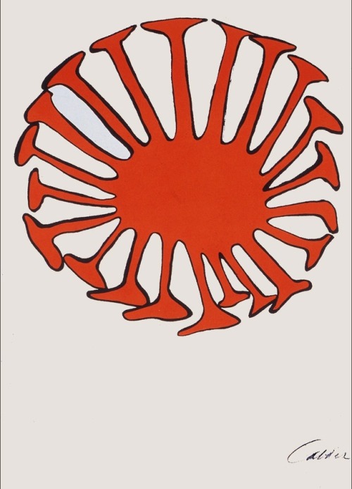 gatakka: Alexander Calder - Polypode rouge, lithograph, 1969.