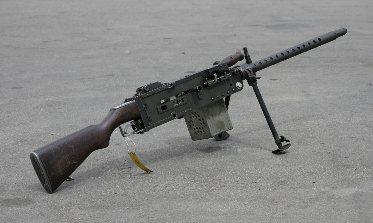 badger-actual:  theonus:  The AN/M2 was on occasion used as an infantry gun. Called
