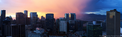 Downtown Vancouver after a lovely storm.